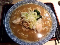 「鶴嶺峰らー麺 小結(大盛) ￥800」@らー麺土俵 鶴嶺峰の写真