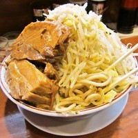 「豚そば（大盛／チャーシュー１枚増）　930円」@つけめん・豚そば 活龍 牛久店の写真