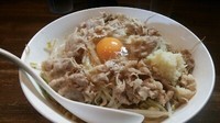 「スタミナラーメン＆〆のライス＋麦酒」@ラーメンアキラの写真