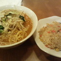 味噌ラーメン＋半チャーハン