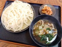「肉汁うどん（並）500ｇ　500円」@うどん波 轟 上里本店の写真