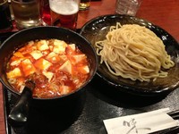 「麻婆つけめん  750円」@つけ麺 さとう 豊洲店の写真
