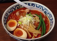 「特製辛味噌らーめん＋ライス(800円＋100円)」@一刀斎の写真