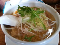 「塩ラーメン(６５０円)大盛り無料」@麺家 彩華 池上店の写真