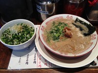 「博多らあめん+塩ダレねぎめしセット」@博多らあめん kokoroBAの写真