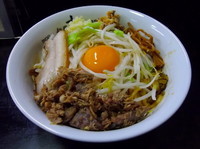 「特製油そば＋にんにく」@麺屋 すんの写真