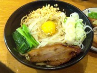 「あえそば大盛り（+80g）＋刻みニンニク」@つけめんKOKOROの写真