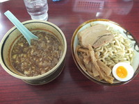 「づけ麺(裏、かつお)・あつもり680円(クーポンで500円)」@匠神角ふじ 柏店の写真