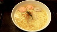 「あら炊きらぁめん 800円 + 海老つみれ 100円」@麺屋 海神の写真