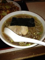「ホイコ―ロー定食のミニラーメン」@泰平楽の写真