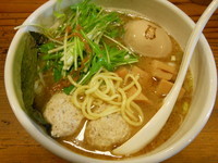 「鶏・竹・梅＋半熟味付け玉子」@鶏の穴の写真