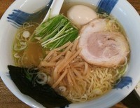 「塩ラーメン＋味玉」@ラーメン食堂 粋な一生の写真