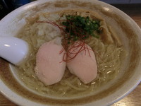 「あっさり鶏そば（680円）＋大盛り（100円）」@麺匠ようすけ 鶏煮亭の写真