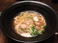 「地鶏のおうどん」@麺匠の心つくし つるとんたん 宗右衛門町店の写真