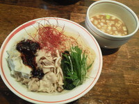 「【限定】甜醤(テンジャン)豚骨つけ麺 （大盛り：サービス券）」@麺肴 ひづきの写真