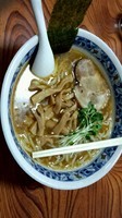 「和風ラーメン　塩　太麺」@和風らーめん 大家の写真