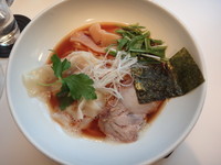 「しそワンタン麺(850円)」@らーめんと甘味処 九月堂の写真