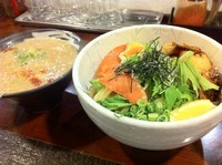 「鮭つけ麺」@麺や 庄のの写真