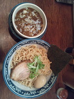 「つけ麺(並盛)(あつもり)＋味付玉子」@中華そば 旋の写真