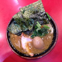 「ラーメン 味玉」@家系総本山 ラーメン吉村家の写真