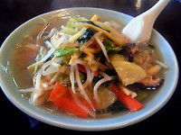 「塩タンメン￥840＋小ライス(無料)」@しゃんぷーの写真