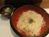 「特製カレー麺　並（ラーメン・冷）」@つけ鴨 鴨しん 梅田店の写真