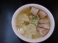 「わんたんラーメン大盛り」@喜多方ラーメン 坂内 大森店の写真