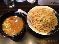 「濃厚煮干しつけ麺（大）780円」@つけ麺 弐☆゛屋の写真