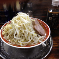 「小ラーメン＋ニンニク」@麺でる 多摩センター店の写真