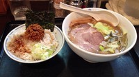 「こってり煮干しらーめん＋青樹丼(750円＋220円)」@煮干しらーめん青樹 立川店の写真