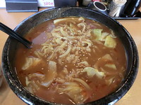 「特製煮込みカーリー麺（700円）＋半ライス（0円）」@麺飯食堂 龍の写真