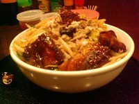 「SP黒」@自然洞 麺舗 西口店の写真