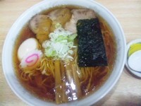 「味玉中華そば大盛660+120円」@城西 金ちゃんラーメンの写真