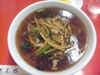 「肉絲湯麺:豚肉細切ラーメン630円」@江南春の写真