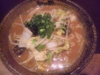 「野菜味噌らーめん大盛800+160円」@越後秘蔵麺 無尽蔵 寒河江店の写真