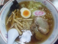 「中華そば大盛600+100円」@三男坊 米工高前店の写真