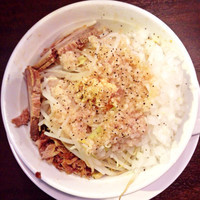 「まぜそば(ニンニク玉葱多め)」@らーめん いち大の写真