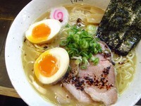 「特製芳醇鶏白湯ラーメン（大盛）」@麺屋 藤しろ 飯田橋店の写真
