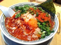 「辛肉そば【780円】（税抜き）」@丸源ラーメン 都島店の写真