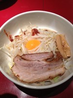 「油そば 850円」@らーめん 大山 水戸店の写真