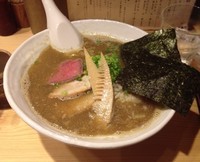 「煮干醤油SOBA（大）」@銀座 篝の写真