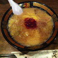 「天然とんこつラーメン」@一蘭 新宿中央東口店の写真