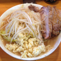 「小豚ラーメンヤサイ少なめニンニク」@ラーメン二郎 八王子野猿街道店2の写真