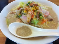 「チャンポン・餃子・ライス・コールスローサラダ【Cランチ】」@長崎ちゃんぽん リンガーハット 柏松ヶ崎店の写真