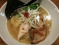 「純鶏ホタテ塩らーめん」@三代目麺処 「まるは」極 船橋店の写真