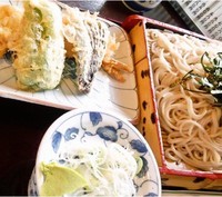 「天ざる(980円)」@そば処 やぶ砂の写真