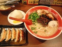 「新味（味玉入り）＋ランチセット」@ラーメン 麺や亮の写真