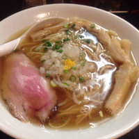 「塩そば+中盛り+豚めし」@麺処 晴の写真