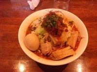 「特製辛マーラー麺」@麺 一直の写真