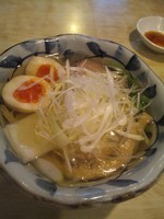 「塩そば+白ねぎ+味玉＝850円」@麒麟児の写真